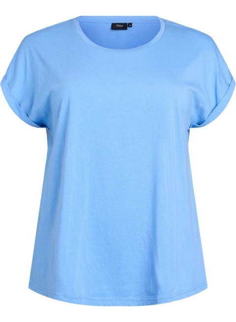 ZIZZI KLASYCZNY T-SHIRT NIEBIESKI 148h
