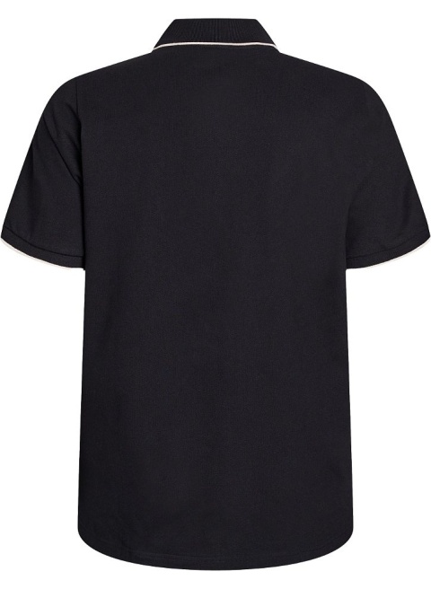 ZIZZI ELEGANCKA KOSZULKA BLUZKA POLO CZARNA 601C