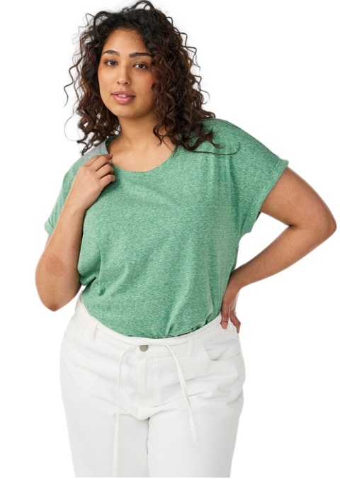 ZIZZI FANTASTYCZNY MIĘTOWY T-SHIRT 504C