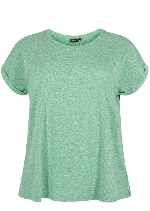 ZIZZI FANTASTYCZNY MIĘTOWY T-SHIRT 504C