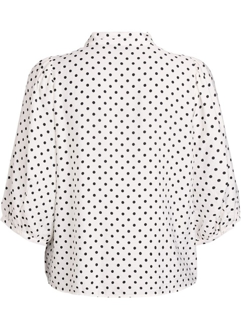 ZIZZI KOSZULA BIAŁA KROPKI ELEGANCKA 780B