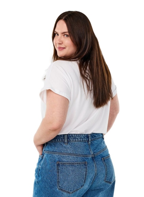 ZIZZI LUŹNA BIAŁA BLUZKA T-SHIRT 400A