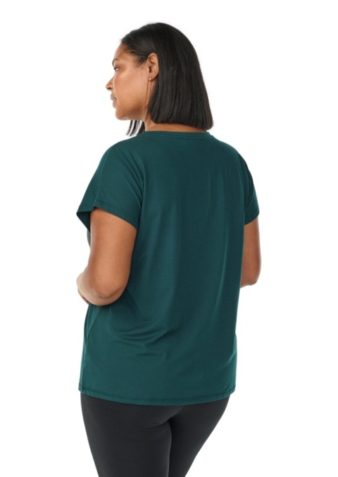 ZIZZI ZIELONY WYGODNY SPORTOWY T-SHIRT 054G