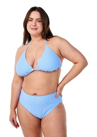 ZIZZI MAJTKI BIKINI TEKSTUROWE NIEBIESKIE 824B