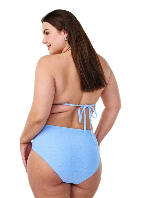 ZIZZI MAJTKI BIKINI TEKSTUROWE NIEBIESKIE 824B