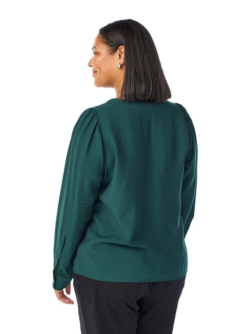 ZIZZI ELEGANCKA ZIELONA BLUZKA DEKOLT 445A