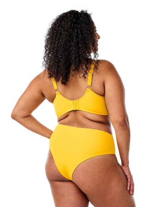 ZIZZI ŻÓŁTE MAJTKI KĄPIELOWE BIKINI ŚREDNI STAN 819B