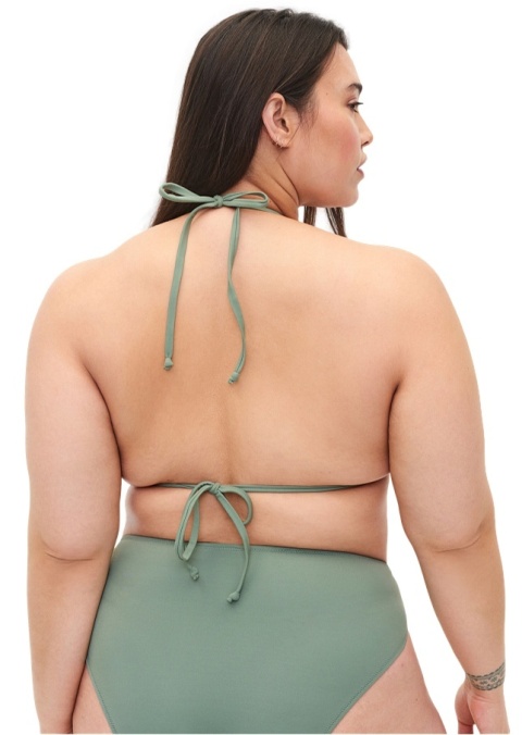 ZIZZI MIĘTOWY BIUSTONOSZ KĄPIELOWY BIKINI WIĄZANIE 608E