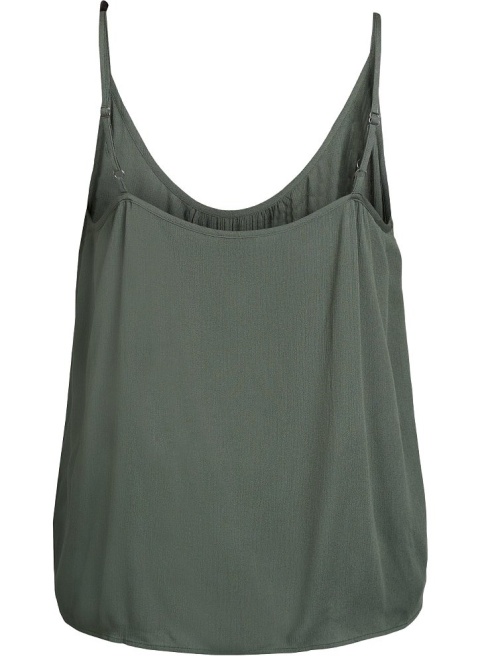 ZIZZI WYGODNY TOP RAMIĄCZKA KHAKI 014K