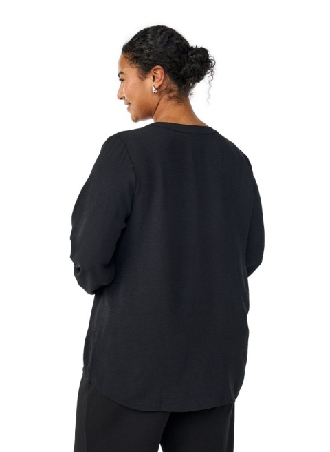 ZIZZI ELEGANCKA CZARNA BLUZKA 054J