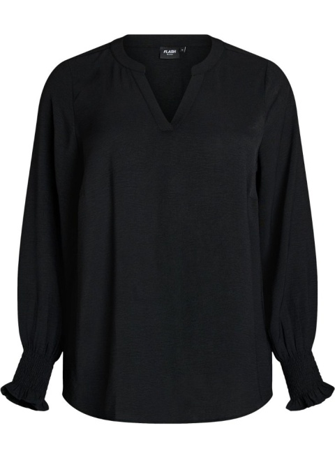 ZIZZI ELEGANCKA CZARNA BLUZKA 054J