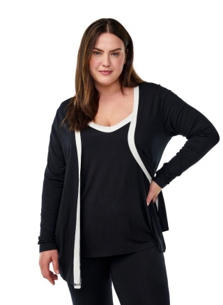 ZIZZI LEKKA DZIANINOWA NARZUTKA KIMONO 090D