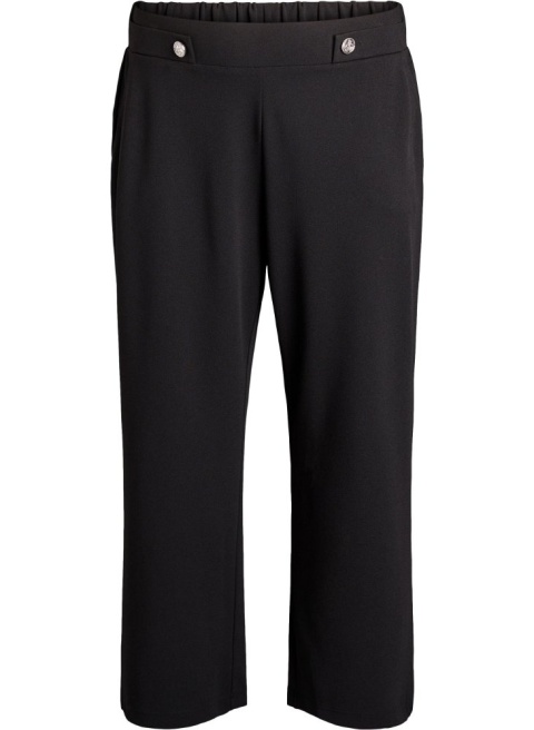 ZIZZI ELEGANCKIE CZARNE SZEROKIE SPODNIE 132A