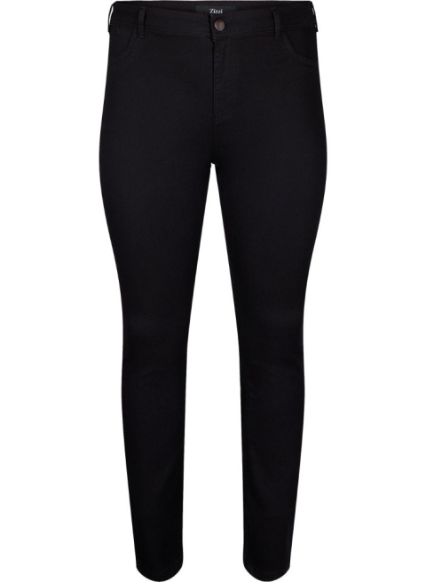 ZIZZI SPODNIE JEANSY CZARNE SUPER SLIM 300D