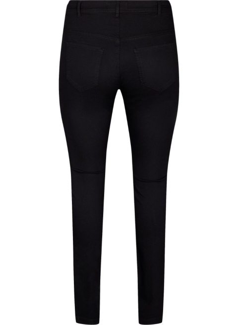 ZIZZI SPODNIE JEANSY CZARNE SUPER SLIM 300D