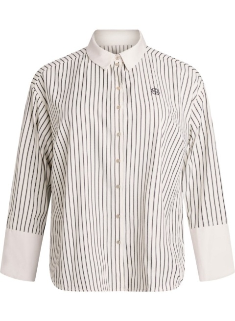 ZIZZI FANTASTYCZNA BIAŁA KOSZULA PIONOWE PASKI 951A