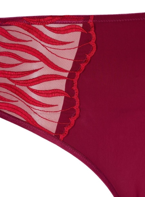 ZIZZI CZERWONE ELEGANCKIE MAJTKI TAI HAFT 987B