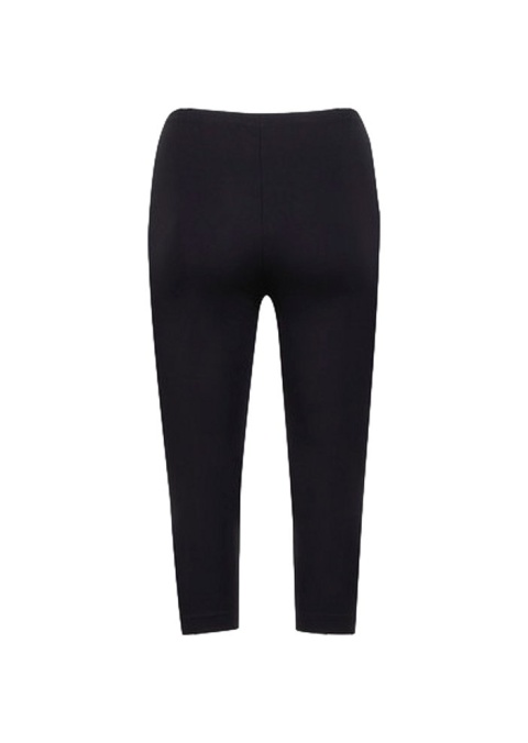 PONT NEUF WYGODNE CZARNE LEGGINSY 3/4 RYBACZKI V343