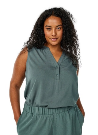 ZIZZI ELEGANCKA ZIELONA BLUZKA TOP WISKOZA 048B