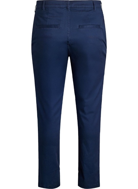 ZIZZI ELEGANCKIE GRANATOWE SPODNIE BAWEŁNA 100D