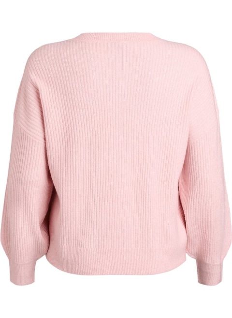 ZIZZI RÓŻOWY SWETER PIONOWO PRĄŻKOWANY 332C