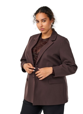 ZIZZI ELEGANCKA BURGUNDOWA MARYNARKA 377B