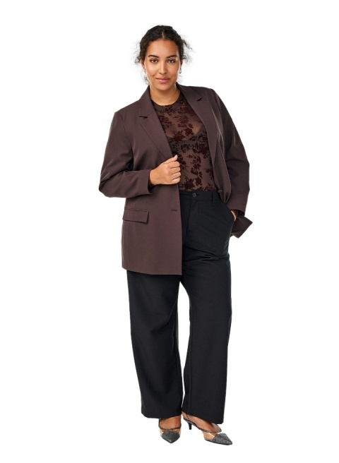 ZIZZI ELEGANCKA BURGUNDOWA MARYNARKA 377B