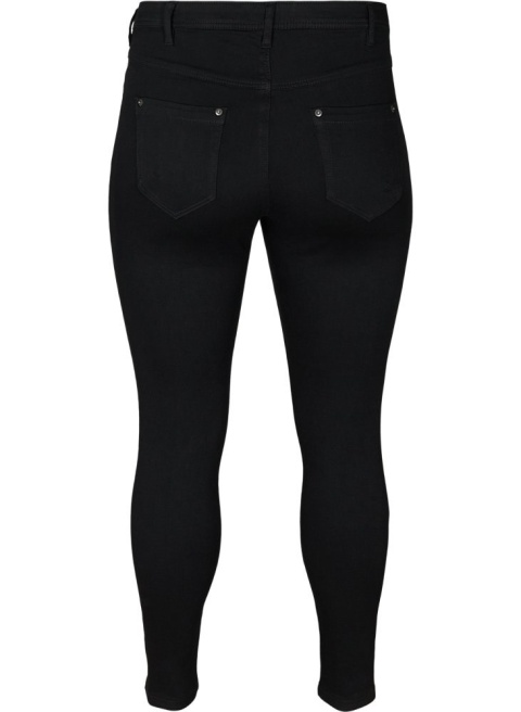 ZIZZI CZARNE JEANSY SPODNIE RURKI AMY 7/8 181A
