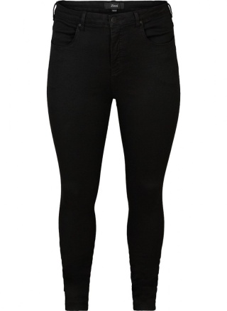 ZIZZI CZARNE KLASYCZNE WYGODNE SPODNIE JEANSY N78 305L