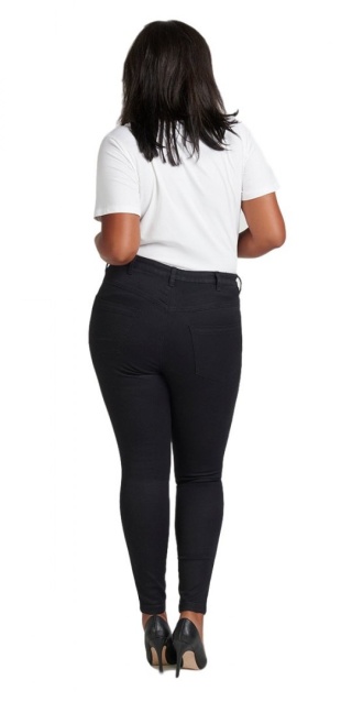 ZIZZI CZARNE KLASYCZNE WYGODNE SPODNIE JEANSY N82 305L