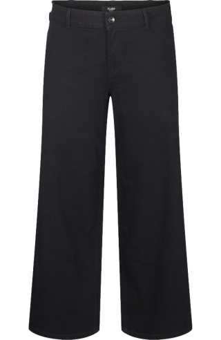 ZIZZI CZARNE SZEROKIE SPODNIE JEANSY W STAN N82 001E