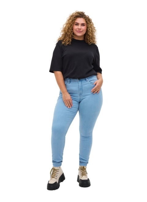 ZIZZI EX LT BLUE BŁĘKITNE RURKI JEANSY KLASYCZNE SPODNIE 305L N82