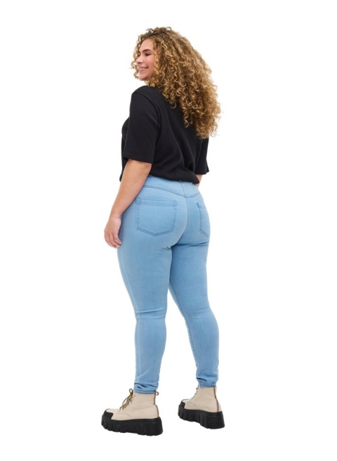 ZIZZI EX LT BLUE BŁĘKITNE RURKI JEANSY KLASYCZNE SPODNIE 305L N82