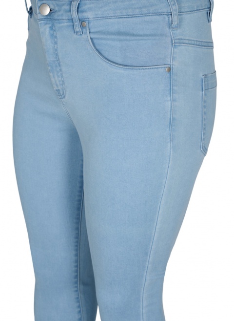 ZIZZI EX LT BLUE BŁĘKITNE RURKI JEANSY KLASYCZNE SPODNIE 305L N82