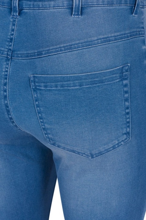 ZIZZI JASNE KLASYCZNE JEANSY SPODNIE RURKI N78 305L