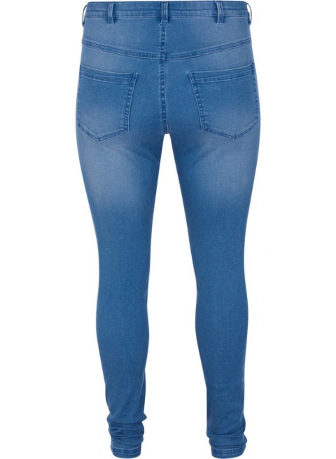 ZIZZI JASNE KLASYCZNE JEANSY SPODNIE RURKI N78 305L
