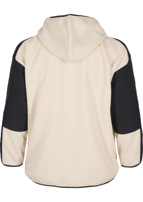 ZIZZI KREMOWA SPORTOWA KURTKA BLUZA POLAROWA 251A