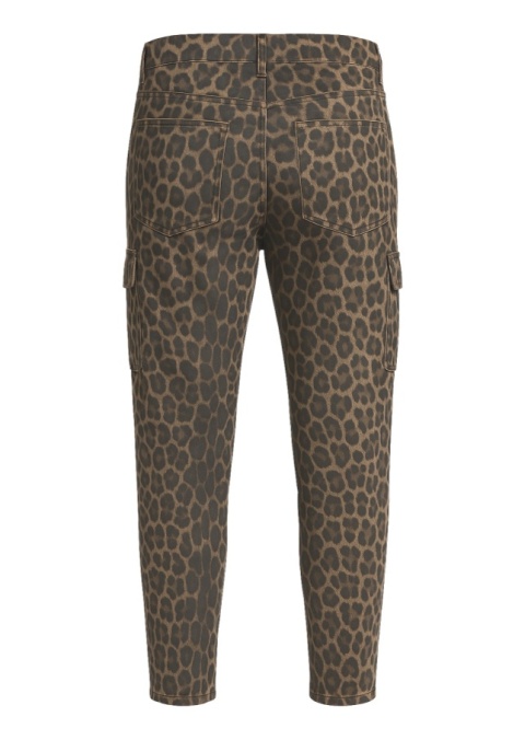 ZIZZI ŚLICZNE JEANSY SPODNIE CARGO PANTERKA N78 956E