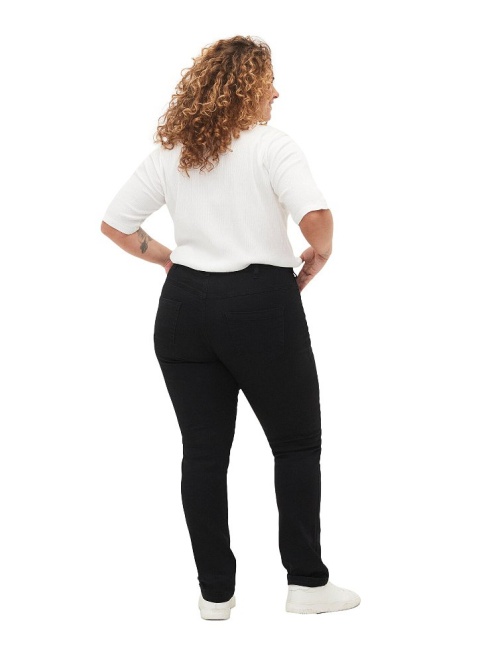 ZIZZI SPODNIE JEANSY CZARNE SLIM FIT ZWĘŻANE 305A N78