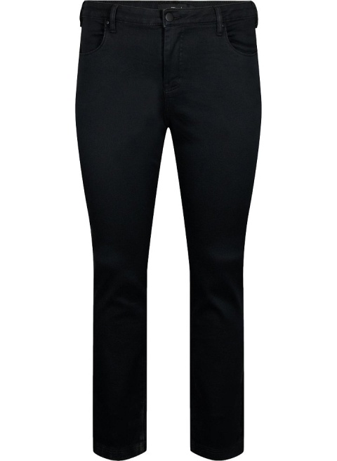 ZIZZI SPODNIE JEANSY CZARNE SLIM FIT ZWĘŻANE 305A N78