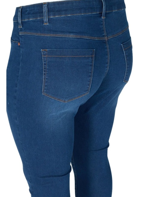 ZIZZI ELASTYCZNE CIEMNONIEBIESKIE SPODNIE JEANS JEGGINSY 064L