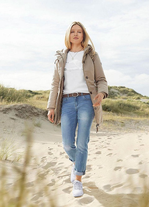 KANGAROOS CIEPŁA ZIMOWA KURTKA PARKA KG01
