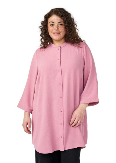 ZIZZI ELEGANCKA RÓŻOWA KOSZULA TUNIKA 054B