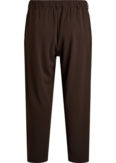ZIZZI ELEGANCKIE BRĄZOWE SPODNIE PASEK 446A