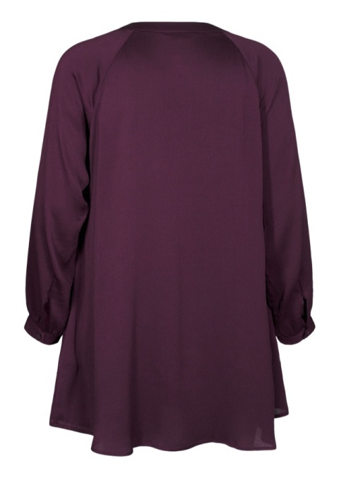 ZIZZI ELEGANCKA FIOLETOWA TUNIKA KOSZULOWA 415C