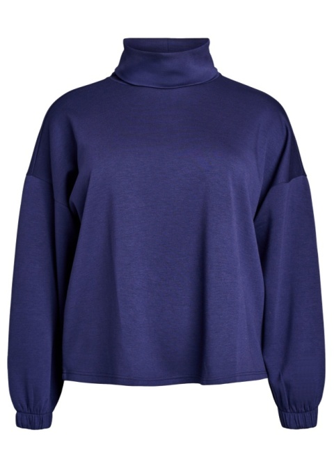ZIZZI GRANATOWA BLUZA Z GOLFEM 055J