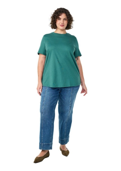 ZIZZI ZIELONY T-SHIRT BAWEŁNA 264A