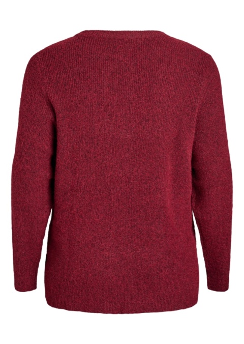 ZIZZI BORDOWA BLUZKA SWETER DZIANINA 498F