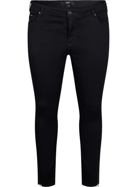 ZIZZI CZARNE JEANSY SPODNIE RURKI AMY 7/8 181A