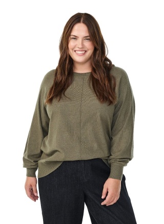 ZIZZI FANTASTYCZNA BLUZKA DZIANINOWA ZIELONA 479A